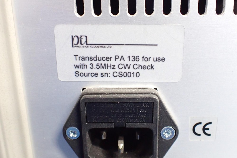 PRECISION ACOUSTICS 3.5MHZ CW CHECK SOURCE