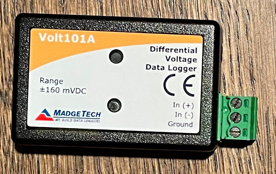 Madgetech Volt101A 160mV Data Logger