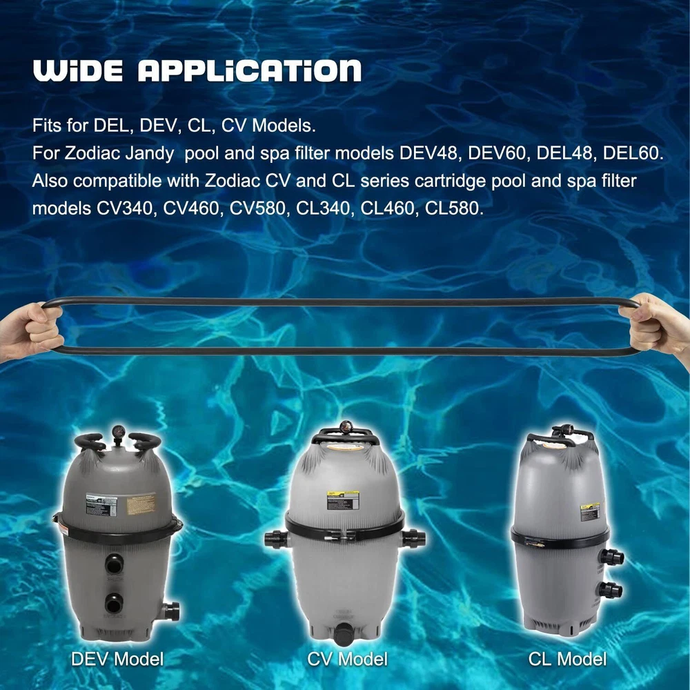 Replace For Zodiac Jandy DEL DEV CL CV Pool Filter Lid Tank O-ring R0357800