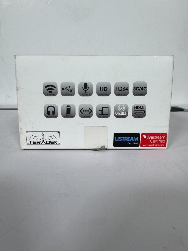 Teradek VidiU Streaming Device H.264 Encoder *No AC Adapter*