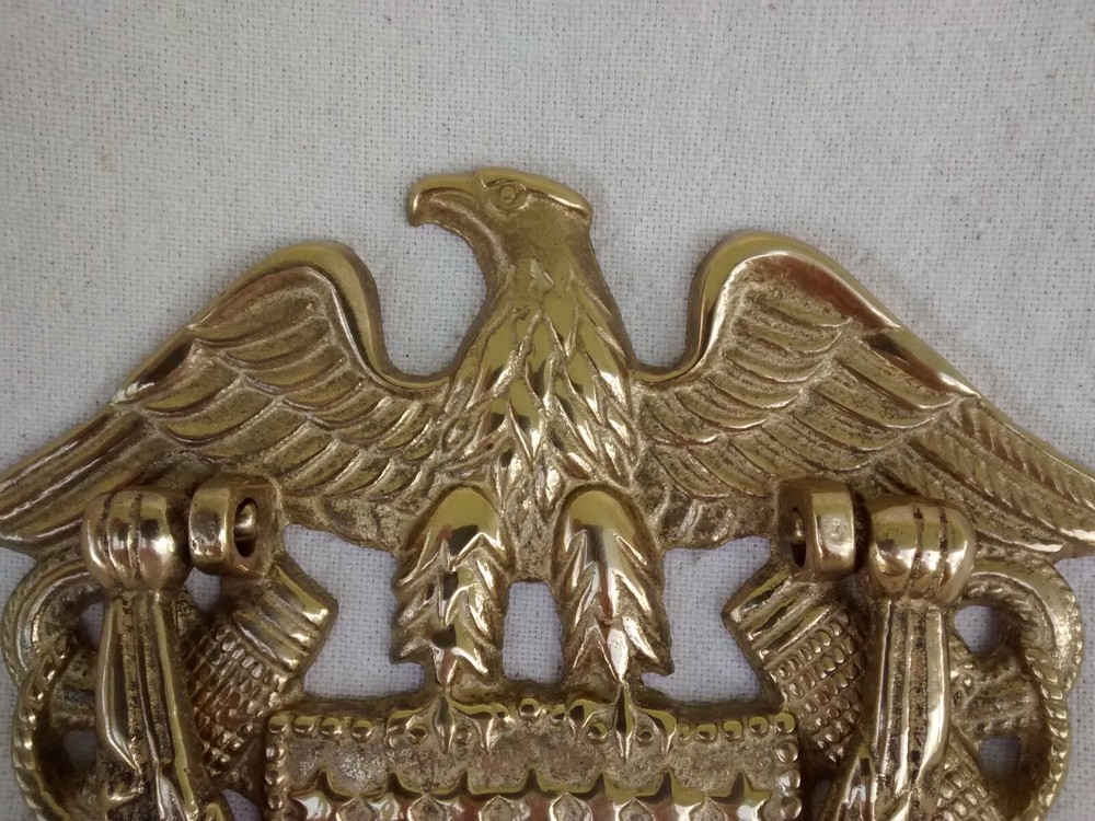 Solid Brass Eagle Door Knocker Patriot American