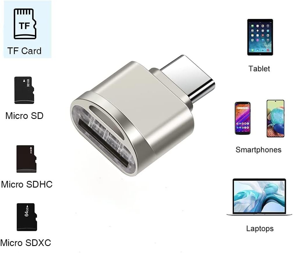 TypeC To Micro SD TF Card Reader OTG USB Adapter Converter For Samsung Phone Lot