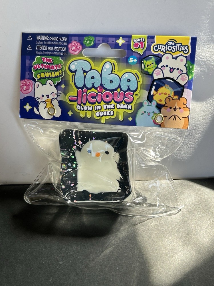Squishy Taba-licious Glow In The Dark Cube Chick Squishy