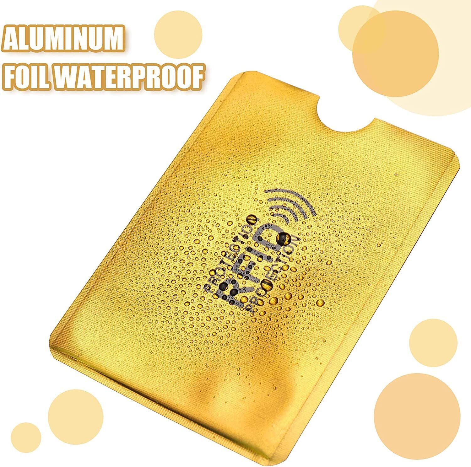 10x RFID Blocking Sleeves Credit Card Protector Holders Theft Protection Secure