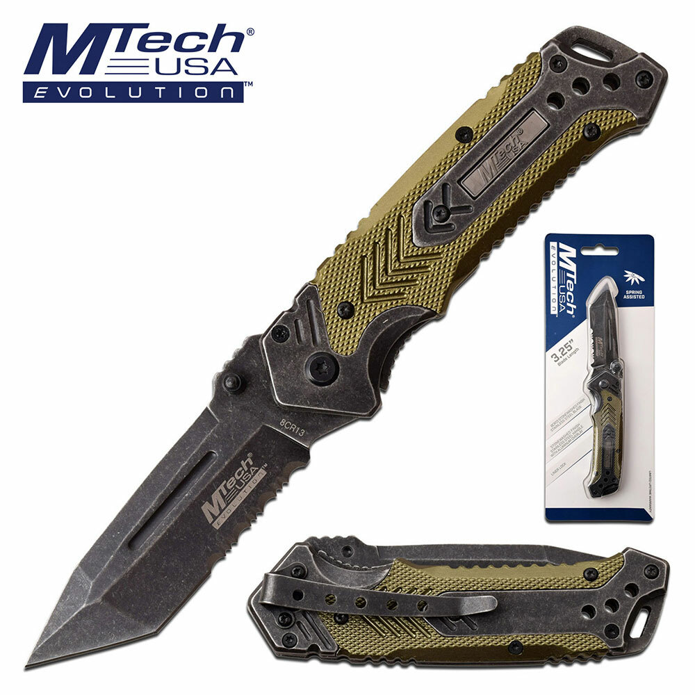 MTECH EVOLUTION MTE-A026-GNCS SPRING ASSISTED KNIFE NIB