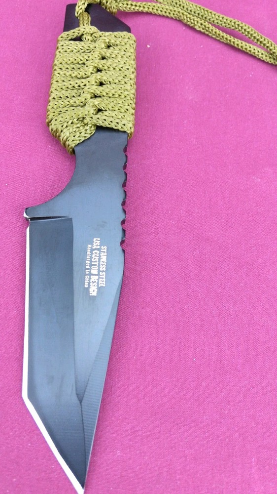 Survivor Fixed Blade Knife 7" Survival Stainless