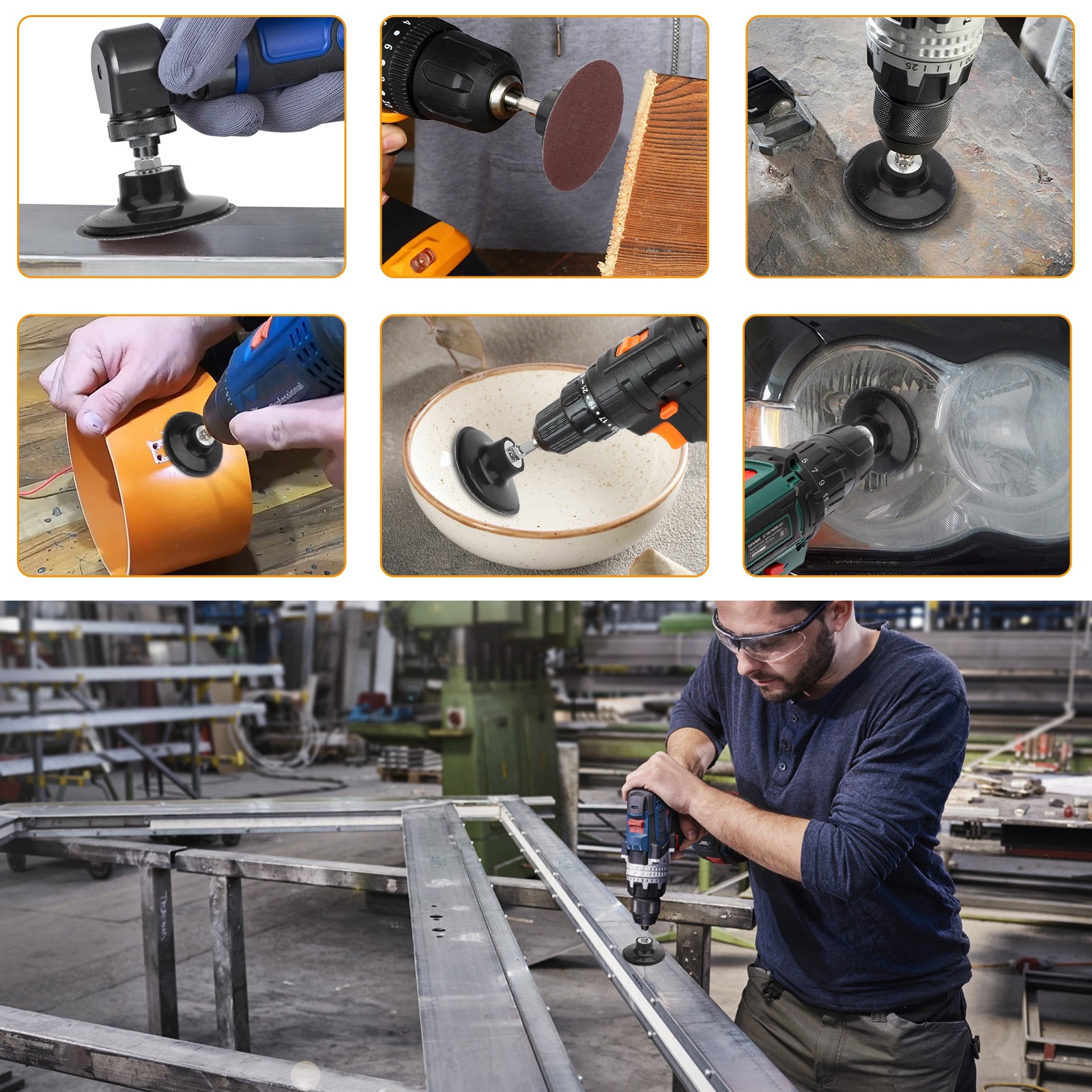 53x 3" Sanding Disc Roll Lock Quick Change Disc 36/60/80/120/240 Grit 1/4" Shank