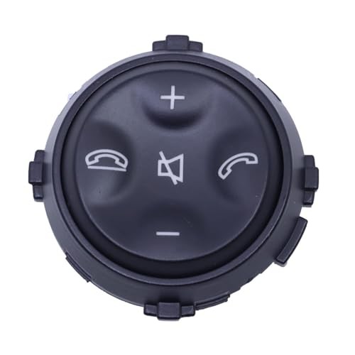 Interior Steering Wheel Button Replacement Kit Compatible for Mercedes Black