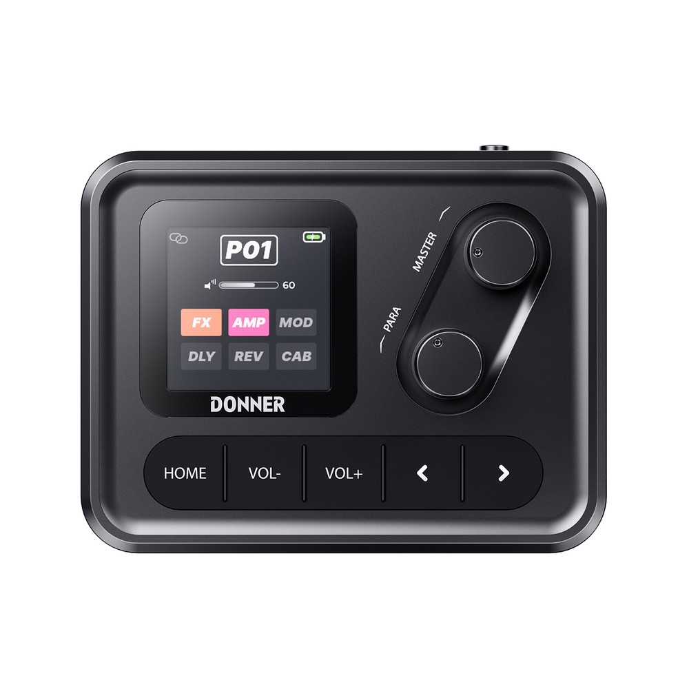 Donner Pocket AMP Digital Electric Guitar Effects Processor Multi-Effect Pedal