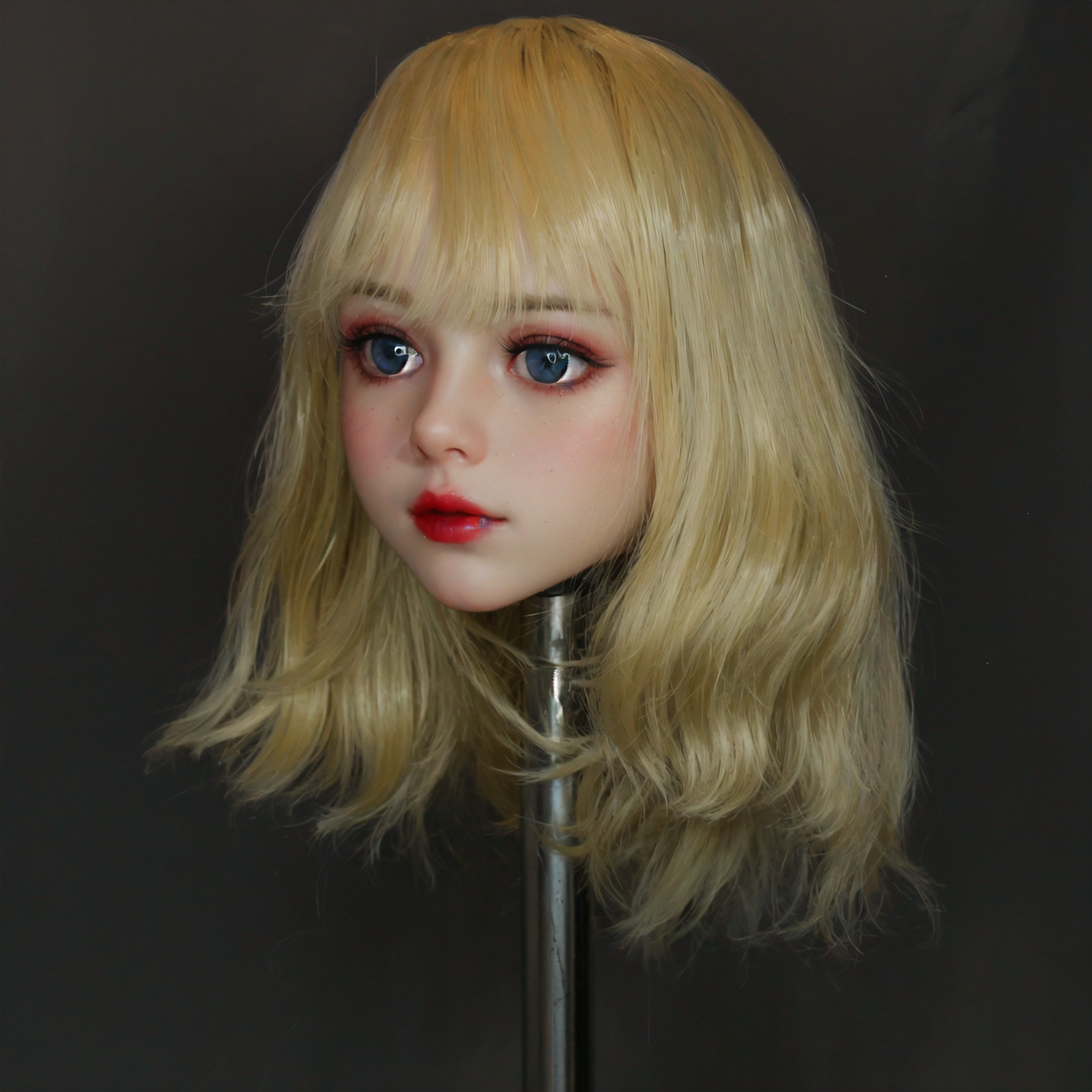 1:1 Realistic Adult Dummy Head | M16 Screw | With Hairpiece