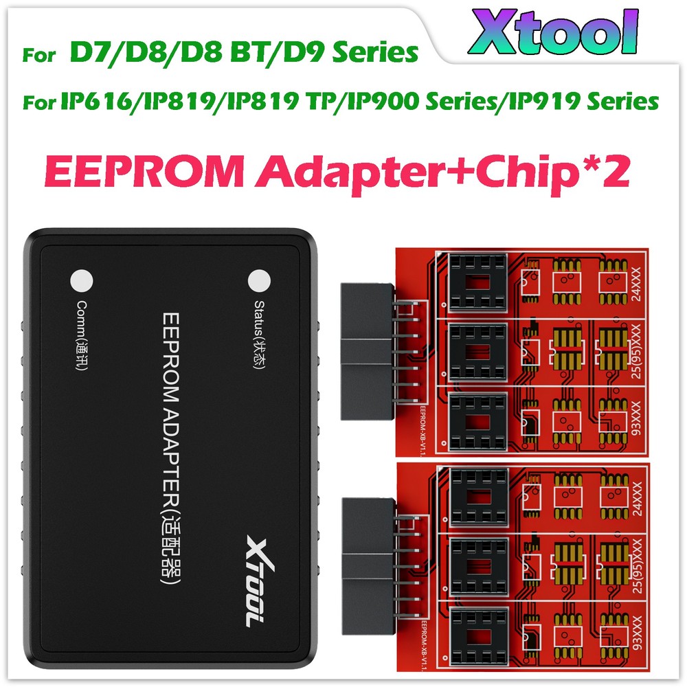 XTOOL EEPROM Adapter IMMO Key Coding Tool IMMO PIN Read for D7/D8S/D9S PRO/IP900
