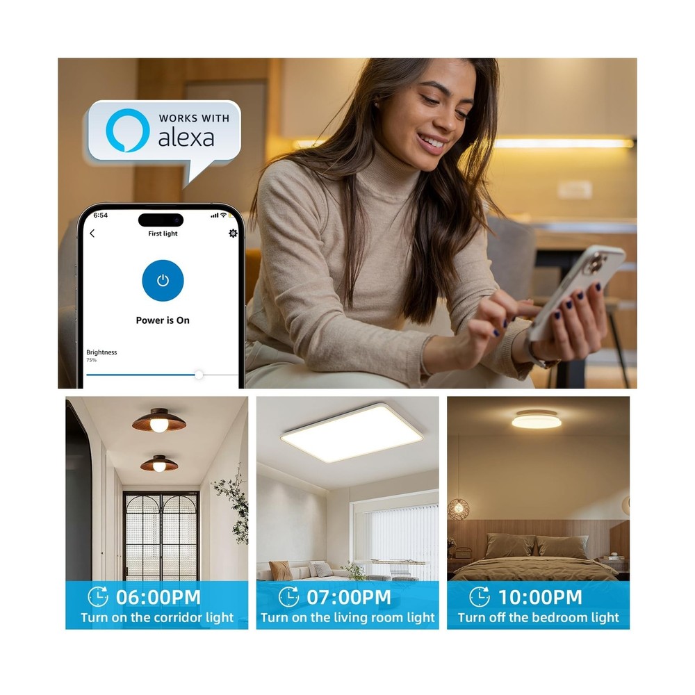 Wireless Dimmer Switch, Remote Light Switch and Receiver kit, Compa... Fast Ship