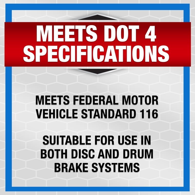 Super Tech Dot 4 Brake Fluid, 12 fl oz