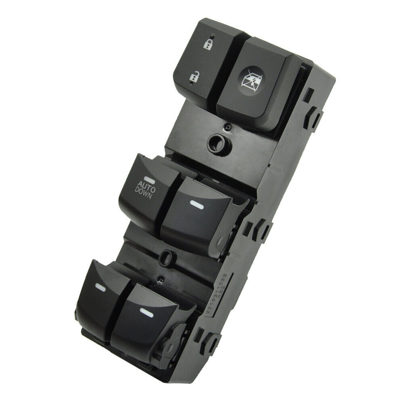 Left Driver Master Door Window Power Switch Black For 2011-2015 Hyundai Elantra