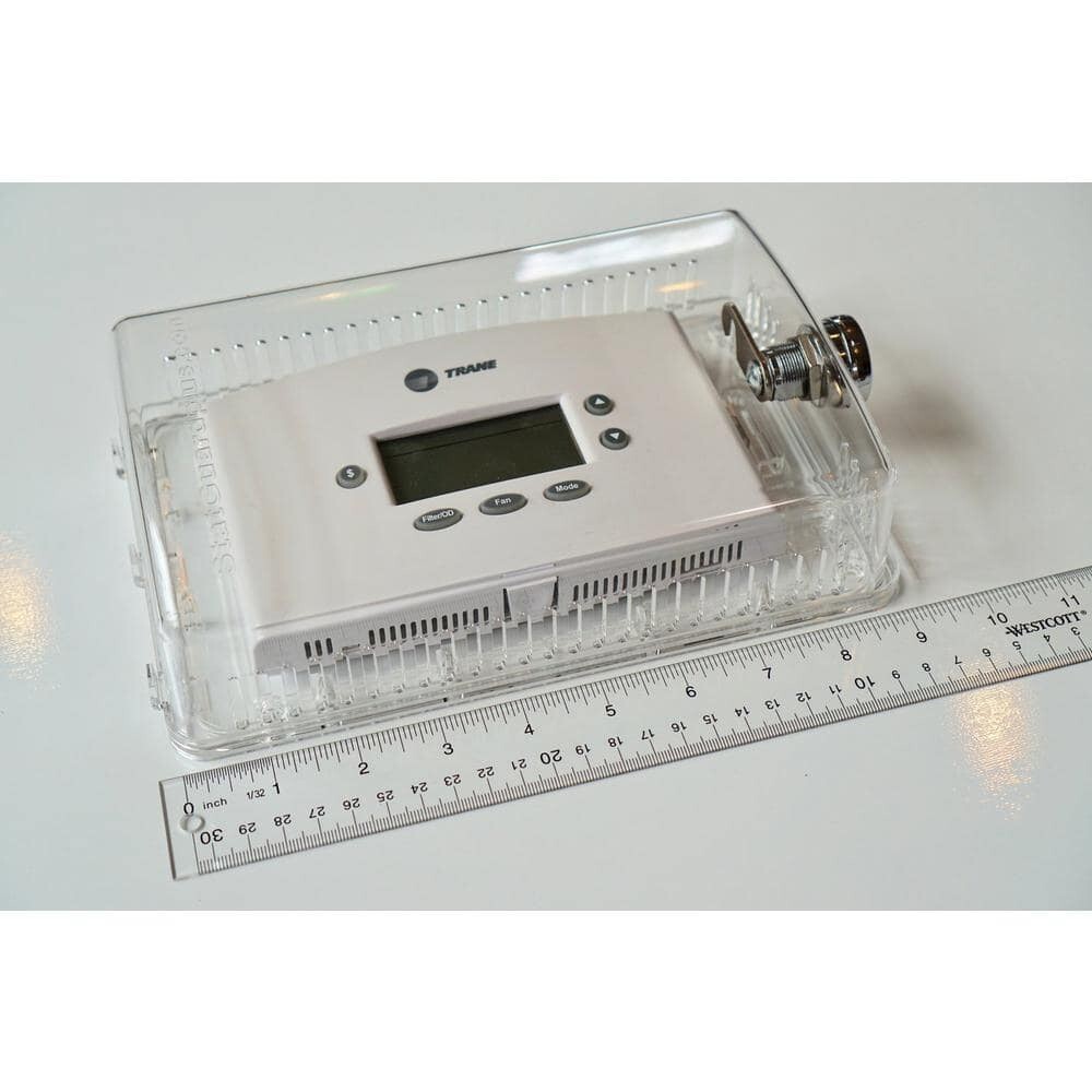 StatGuardPlus Universal Thermostat Guard Clear Changeable with Combination Lock