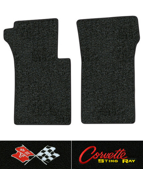 1963-1967 Corvette C2 Floor Mats - 2pc - Loop
