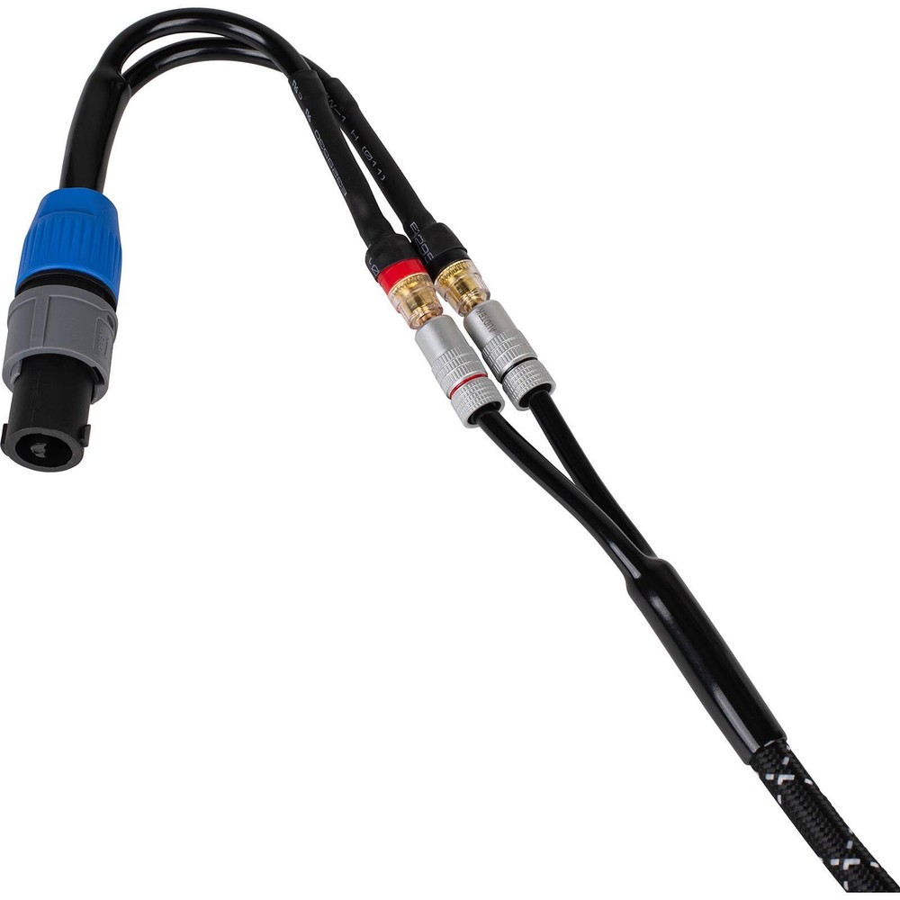 Speakon Type Plug to Binding Post Speaker Wire Adapter