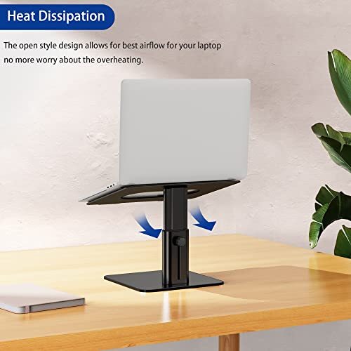 LSX6N Laptop Stand Ergonomic Adjustable Notebook Riser Holder Computer Stand ...