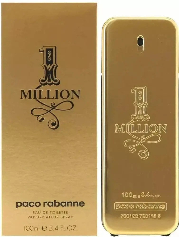 1 Million by Paco Rabanne EDT TESTER Spray 3.4oz Tester for Men New in Box USA