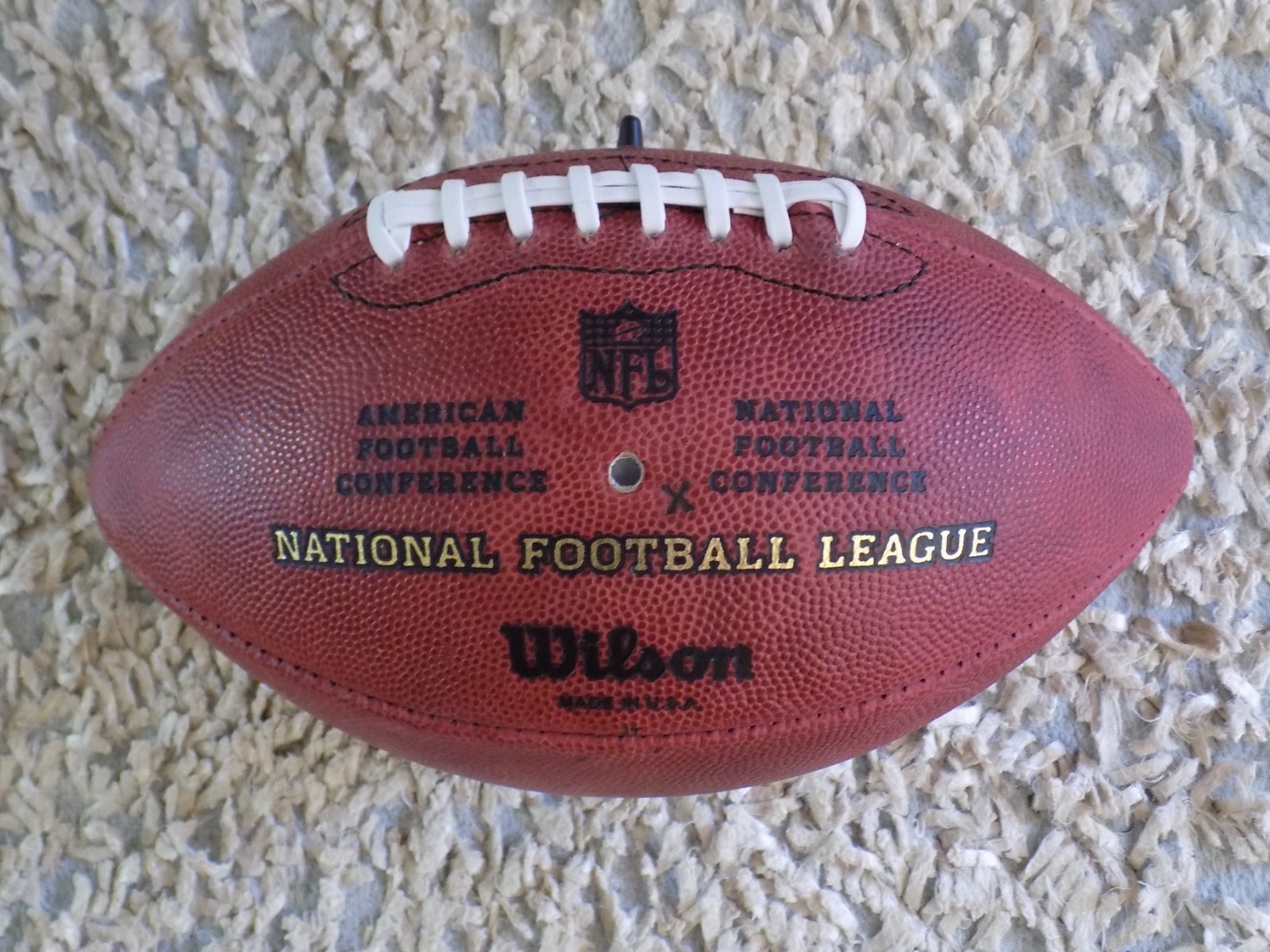 The Duke NFL Wilson Sporting Goods Football Tagliabue Goddell RARE ERROR