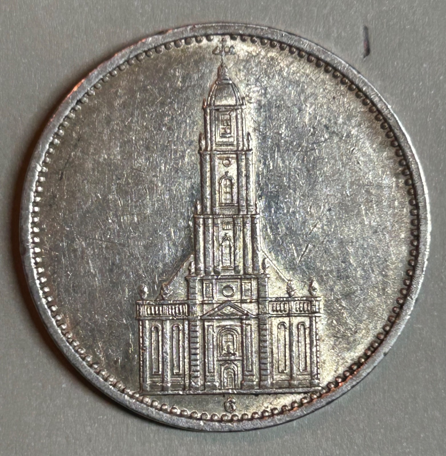 Lot of 4 WWII 5 Mark German Silver Coin Potsdam Reichsmark Fineness .900