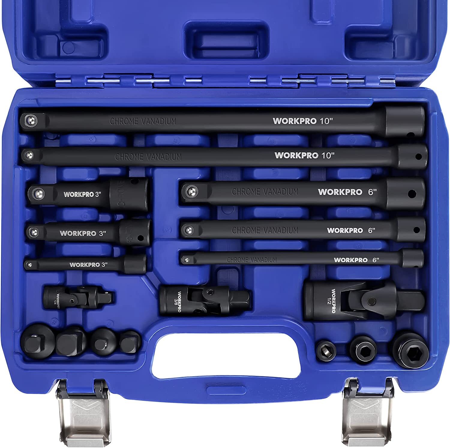 WORKPRO Impact Driver Extension Bar 18PC/9PCS Drive Socket Extension Accessories