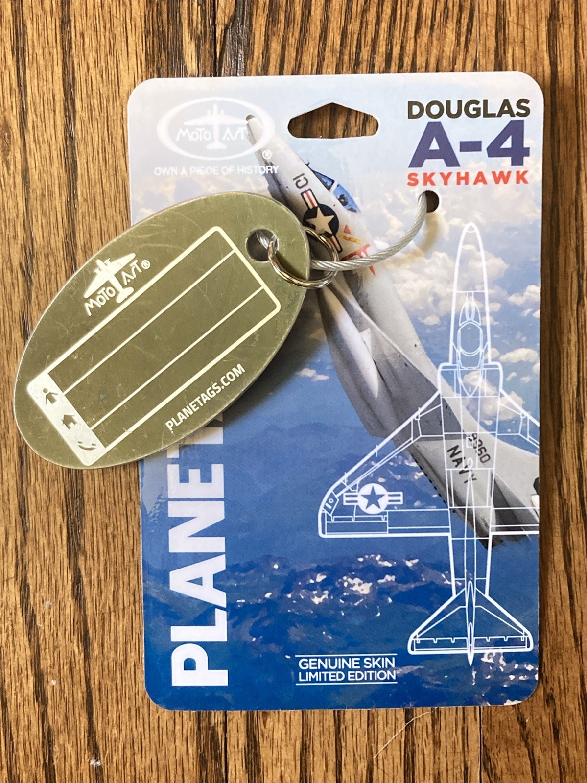 Douglas A-4 Skyhawk PlaneTag, Metal, #1209/3500