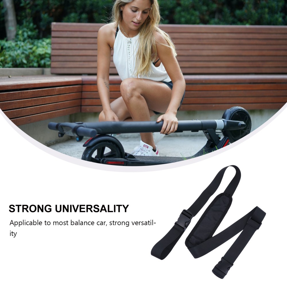 Nylon Adjustable Shoulder Strap for Scooter Carrying with Quick Release Buckles