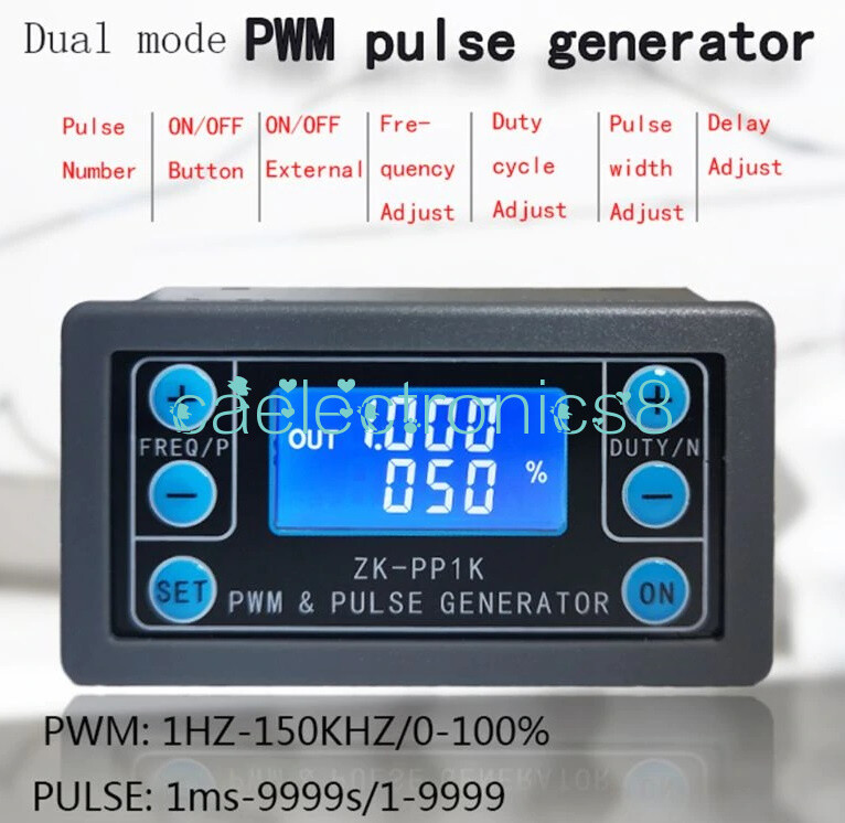 Adjustable Square Wave Generator PWM Pulse Frequency Duty Cycle Digital Module C