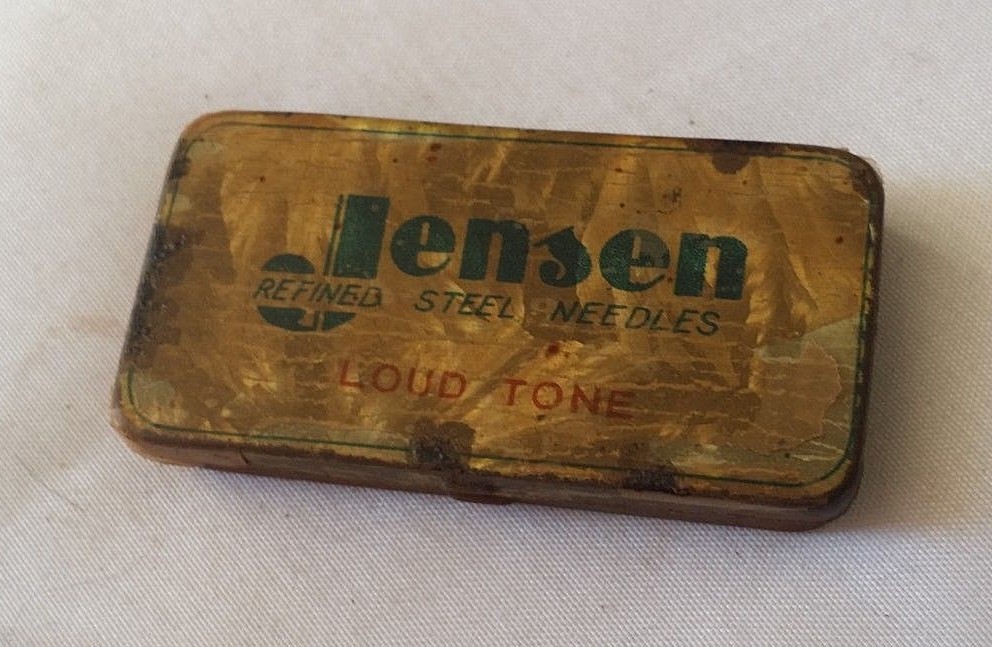 PG382 - Gramophone needles JENSEN BOX BOX WITH DOTS gramophone