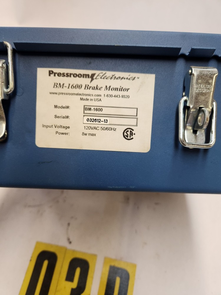 Pressroom Electronics BM-1600 Panel ( no key )