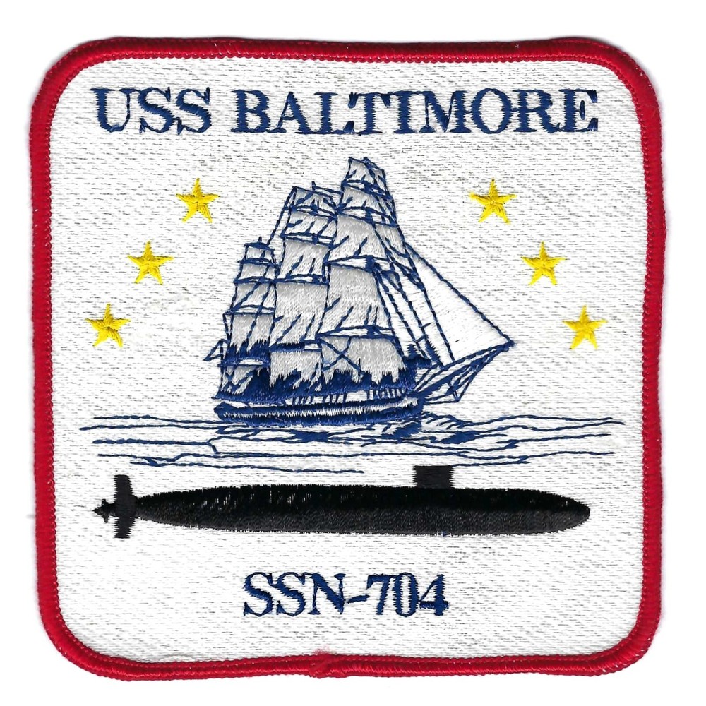 80's-90's SSN-704 USS BALTIMORE patch