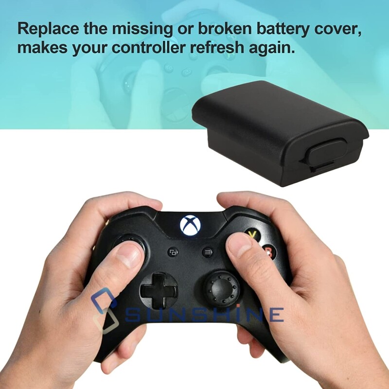 10x Black Replacement Battery Cover for Xbox 360 controller - Case, Shell, Pack