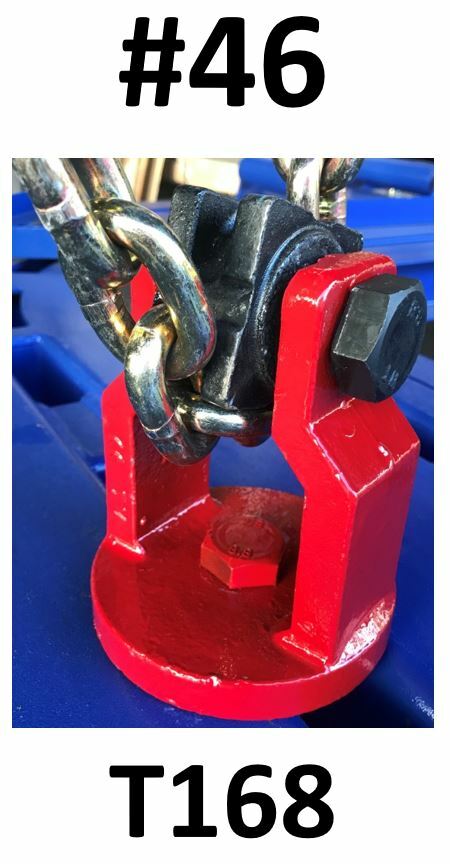 SET#46 AUTOBODY FRAME RACK UNIVERSAL DOWN PULLER ATTACHMENT CHAIN GUIDE