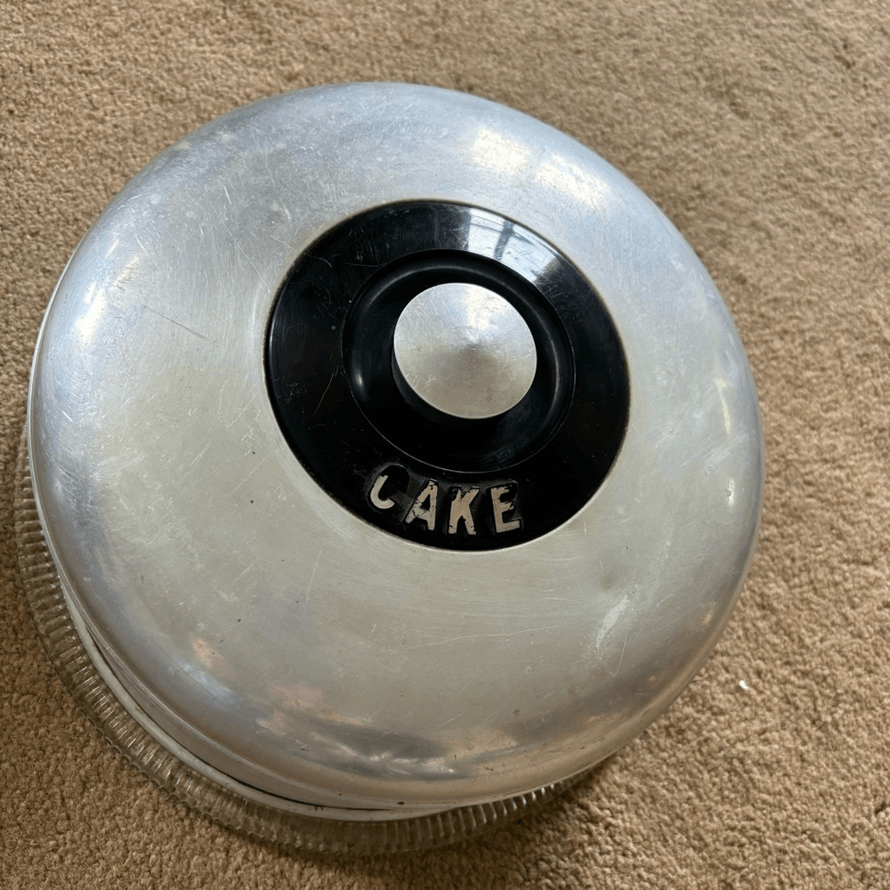 Kromex Spun Aluminum Cake Cover 1950’s