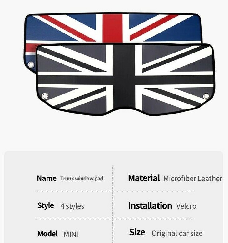 MINI R56 Parcel Shelf Leather Pad Multi Colour For 2006 - 2014