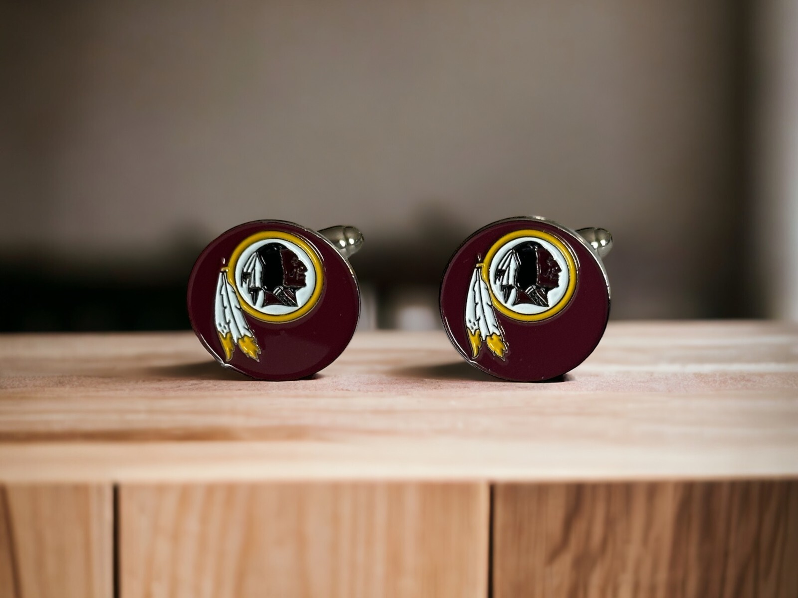Washington Redskins Cufflinks, Tie Clip, Or Complete Set