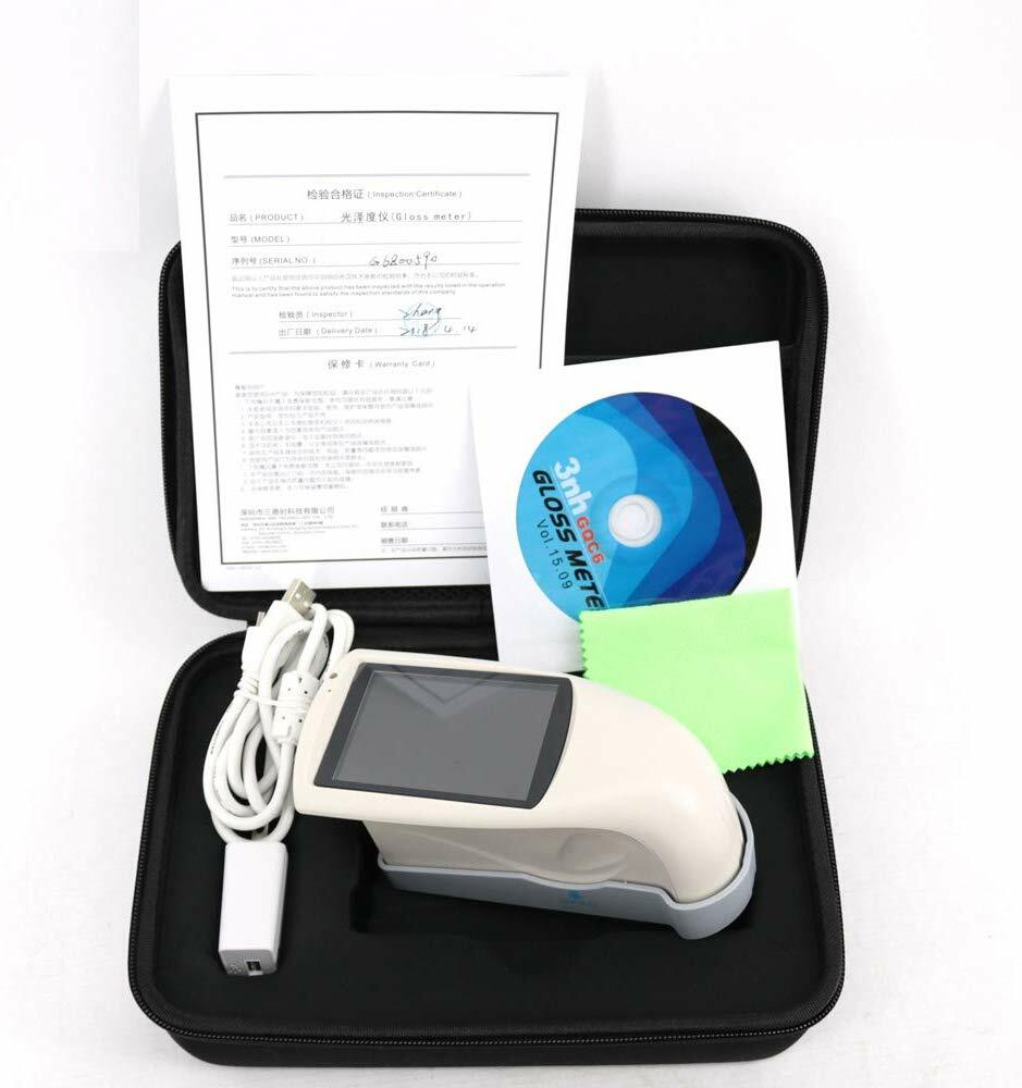 Small Aperture Gloss Meter 60 Degree Glossmeter Touch Screen Display 0~1000GU