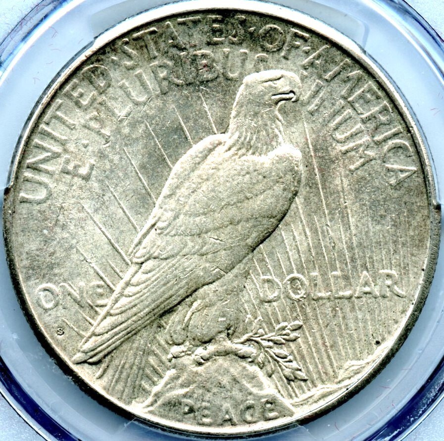 1925-S Peace Dollar, PCGS MS61