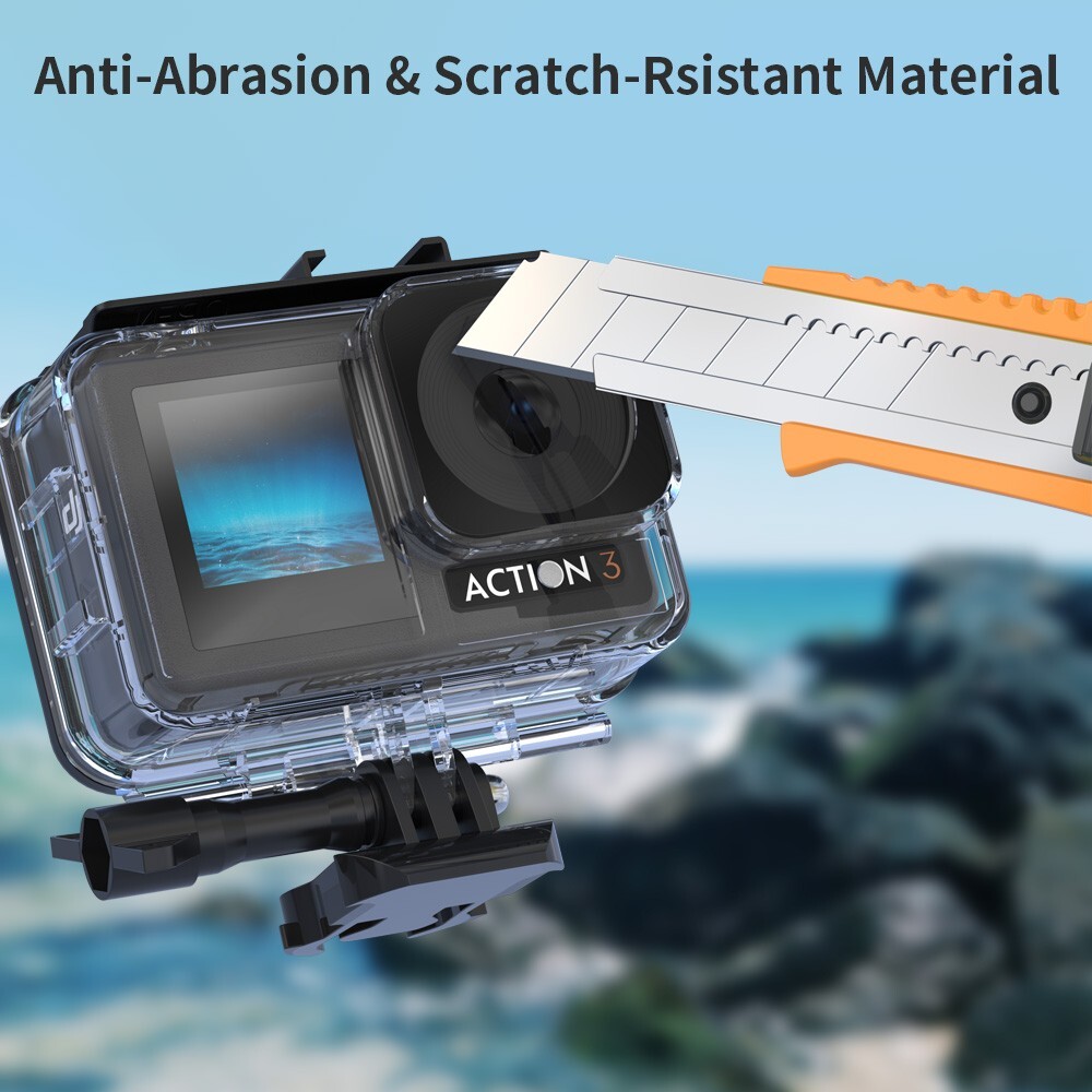 SUREWO Waterproof Case Compatible with DJI Osmo Action 3