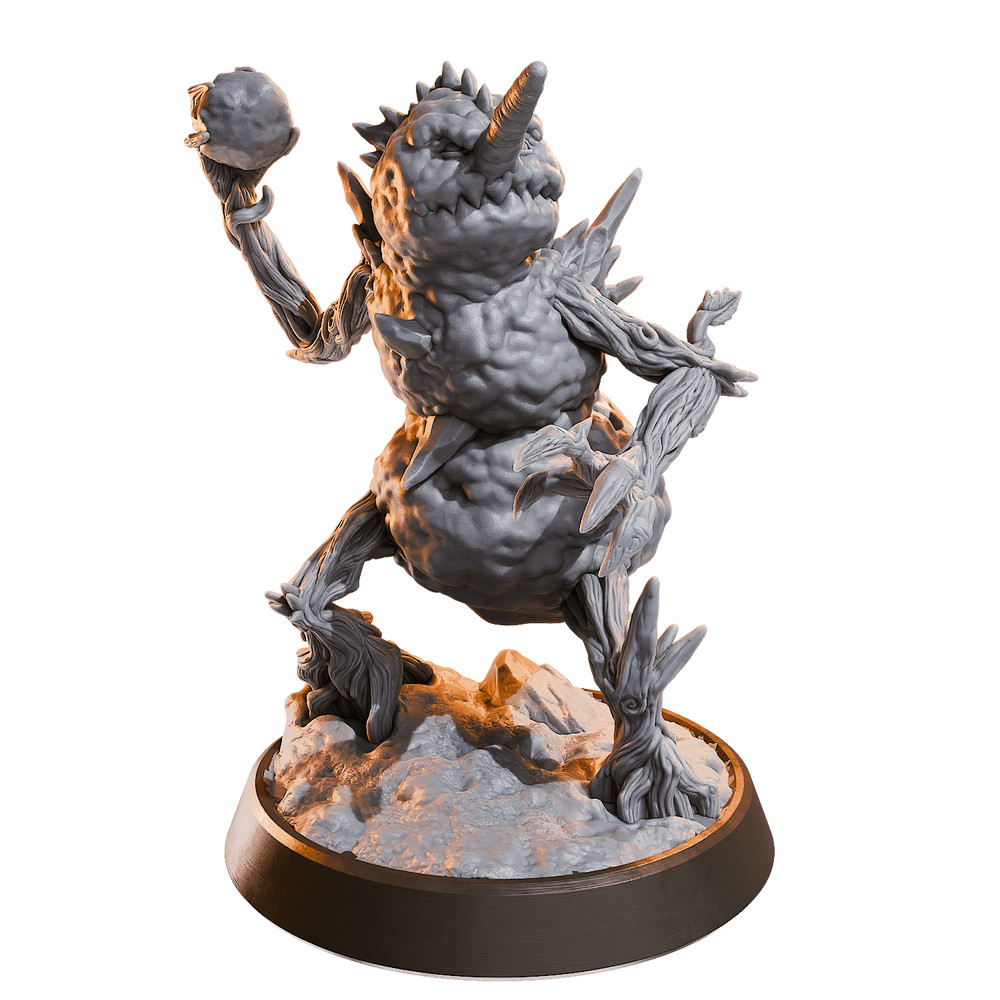 DnD Wicked Snowman Mini 32mm Scale TTRPG