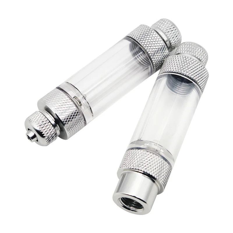 Co2 Bubble Counter Double Head Check Valve Aquarium Fish Tank Regulator Diffuser