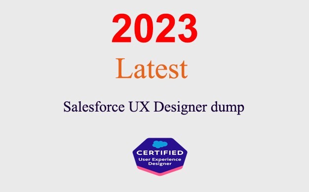 Salesforce Platform User Experience Designer Q&A GUARANTEED (1 month update)