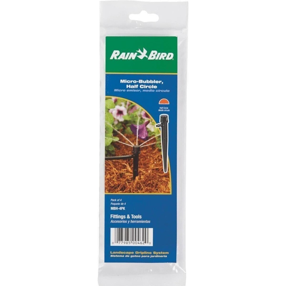 Rain Bird 4 Pack Half Microbubbler Half Circle 180 MBH4 0-13gph
