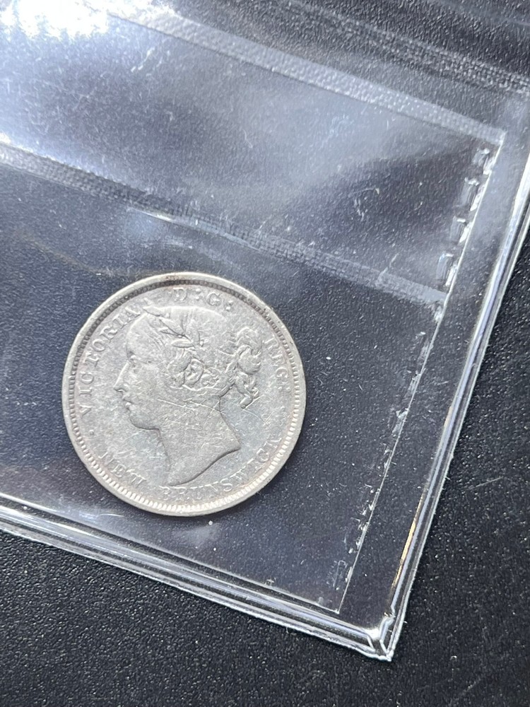 1864 NB 20 cent Graded ICCS F-12