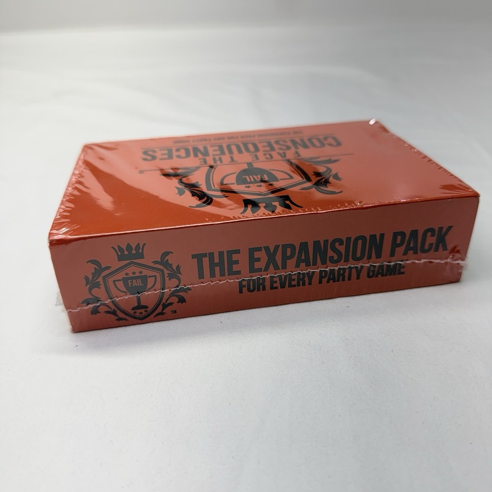 Face The Consequences Expansion Pack Ages 12+ New Sealed