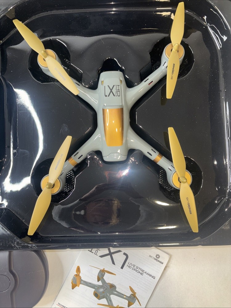 Sky Drones HD PRO X1 Virtual Reality Streaming Drone New Open Box Never Used