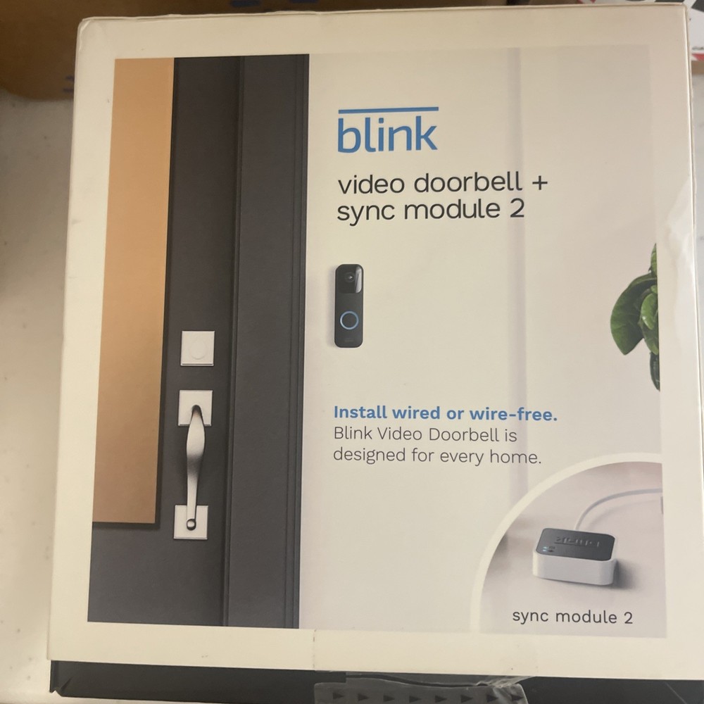 Blink Video Doorbell - Black (System)