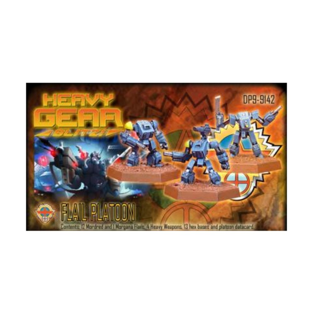 DP9 Heavy Gear Blitz! CEF & PAK Flail Platoon Pack New