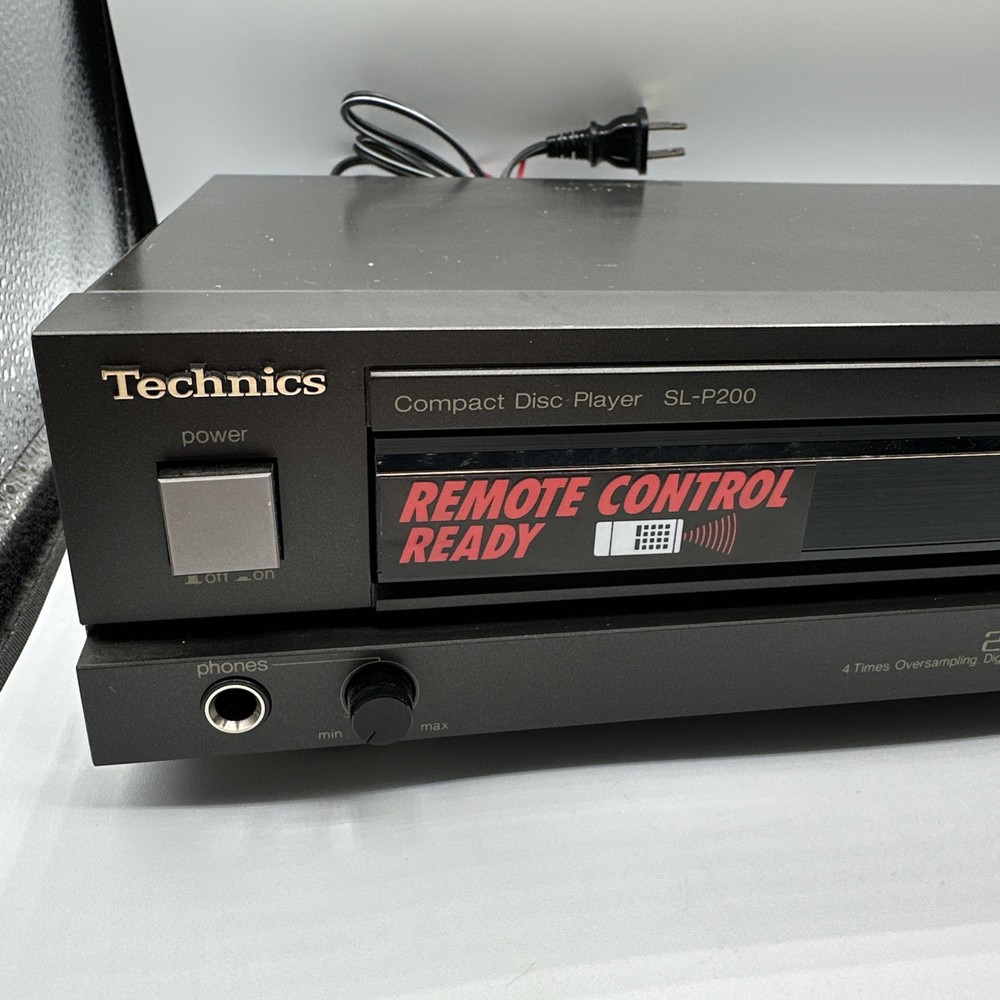 Technics SL-P200 Compact Disc Player Tested Working No Remote